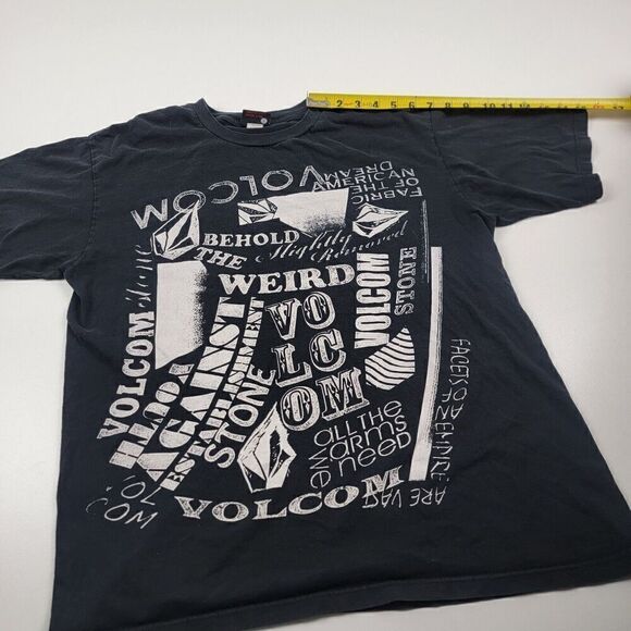 Volcom Stone T Shirt Large Vtg 90s 00s Y2K Skate Grunge Vtg Baggy Distressed - Picture 4 of 10
